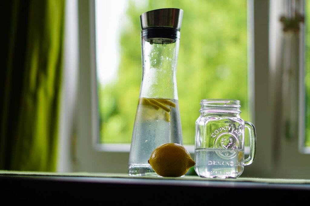 Zitronenwasser zur Entgiftung